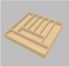 Small Cutlery Tray - Option 4